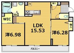 シャーメゾン京都桃山の間取り画像