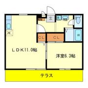 ソレジオ1号館の間取り画像