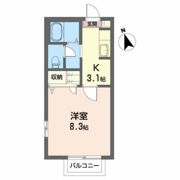 サニーヒル・薬師Aの間取り画像