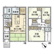 橋目町牛転戸建の間取り画像