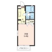 メゾン グリシーヌBの間取り画像