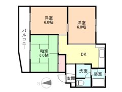 ク・レイン千代田の間取り画像