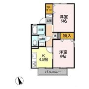 セジュール･オータム A/Bの間取り画像