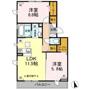 ウィステリア榎の間取り画像
