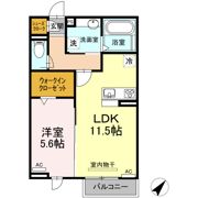 セジュール上地の間取り画像