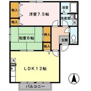 プリシェ加茂の間取り画像