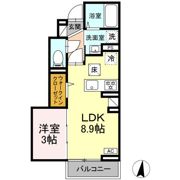 D-ROOM若宮の間取り画像