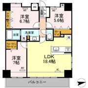 GLANZ Kyoei VI (ｸﾞﾗﾝﾂ ｷｮｰｴｲ6)の間取り画像