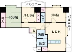 シティマンション久留米Ⅴの間取り画像