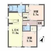 セゾン ド トランクゥイルの間取り画像