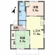 アレックスハイツの間取り画像