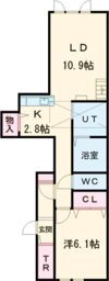 ディレットの間取り画像