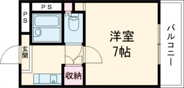 アイリスハイツ2号館の間取り画像