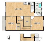 K＆M海田東コーポの間取り画像