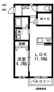 メゾンSORAの間取り画像