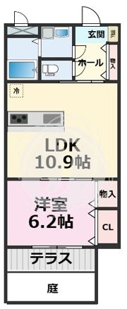 EXCEED洛西口の間取り画像
