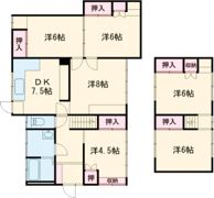 矢賀2丁目戸建(2-21-21)の間取り画像