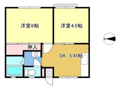 平松コーポの間取り画像
