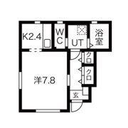 grand parace浪江 IIの間取り画像