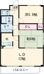 グローリアス21の間取り画像