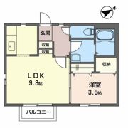 シャーメゾン堤町の間取り画像