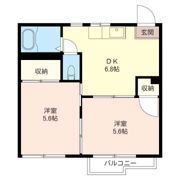 ジュネス東林間の間取り画像