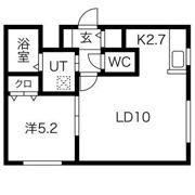 クラリス白石中央の間取り画像