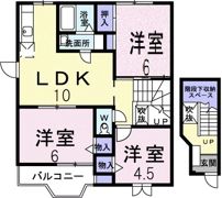 ブルースカイ国分弐番館の間取り画像