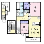 グラン・シャトー武蔵嵐山Aの間取り画像