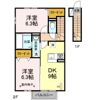 アンジュDの間取り画像
