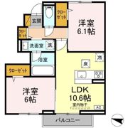 フルーレの間取り画像