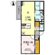 D-ROOM文の里の間取り画像