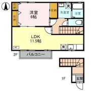 ソレジオ桜の間取り画像