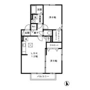 ヒルサイド1の間取り画像
