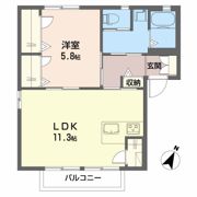 ハイム長田 A棟の間取り画像