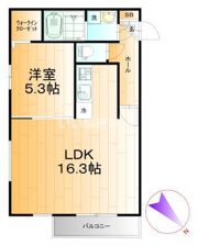 プランドール西都賀5の間取り画像
