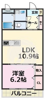 EXCEED洛西口の間取り画像