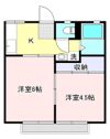 パナハイツ小針 Bの間取り画像