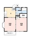 武市ハイツBの間取り画像