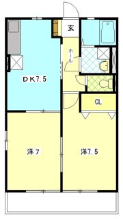 ゆうあいⅡの間取り画像