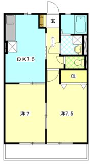 ゆうあいⅡの間取り画像