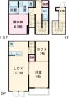カーサ デガトスの間取り画像