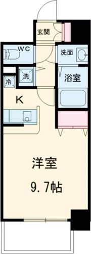 カシータ神戸元町JPの間取り画像