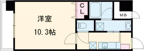 シャルレ10番館の間取り画像
