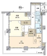 グランドミッドタワーズ大宮フォレストタワーの間取り画像