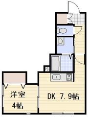 ラシーネ所沢の間取り画像