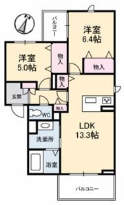 ビー・フォレスト コウゴの間取り画像