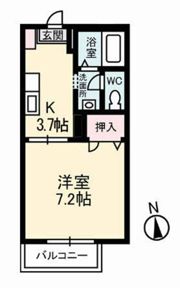 サウスウイング D棟の間取り画像