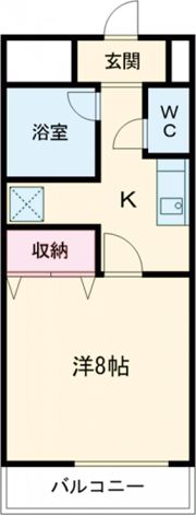 レジデンス大寛の間取り画像