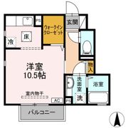 ナスガ Bの間取り画像